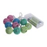 LED-verlichting met gekleurde bolletjes - groen/roze/blauw - 10 lampjes