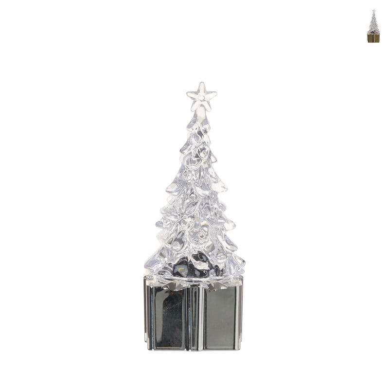 Kerstboom lampje - 11x5x4 cm - diverse varianten
