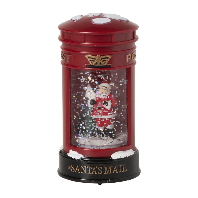 Kerst telefooncel - ø6x12 cm - diverse varianten
