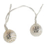 LED-snoer metalen bollen