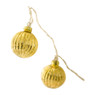 Lichtsnoer kerstbal - 10 stuks - 165 cm