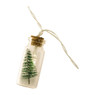 Verlichtingssnoer flesjes met kerstboom - 10 stuks - 165 cm