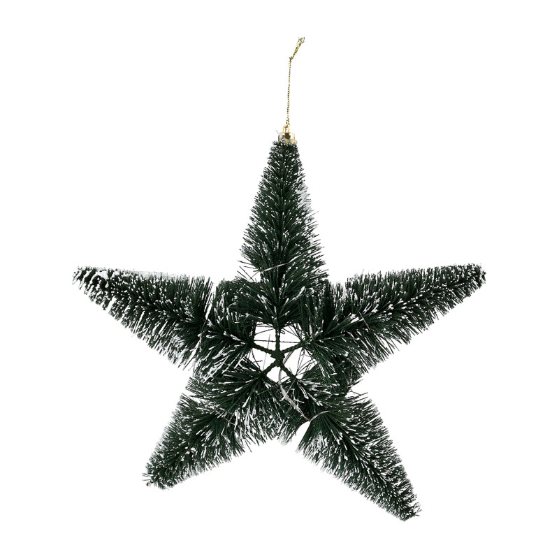Kerstster - donkergroen - 25 cm