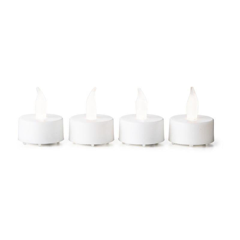 LED theelichten met timer - set van 4
