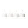 LED theelichten met timer - set van 4