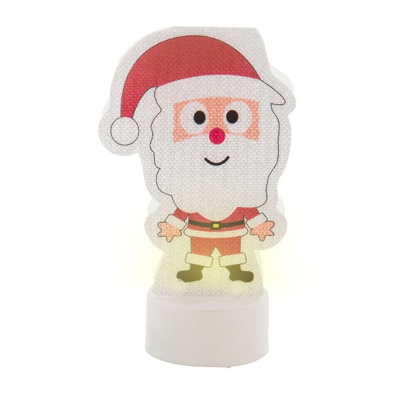 Led theelicht - kerstman - 10 cm