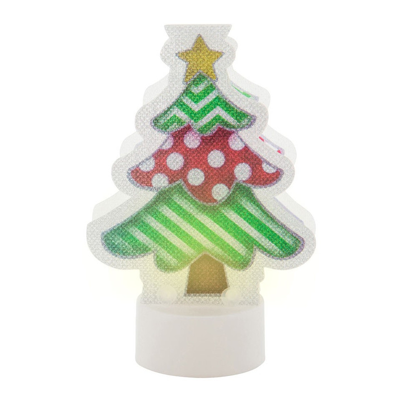 Led theelicht - kerstboom - 10 cm