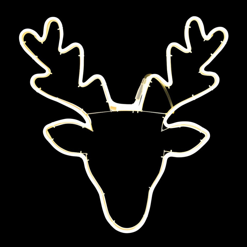 Kerstverlichting - Rendier LEDLamp - 57x56 cm