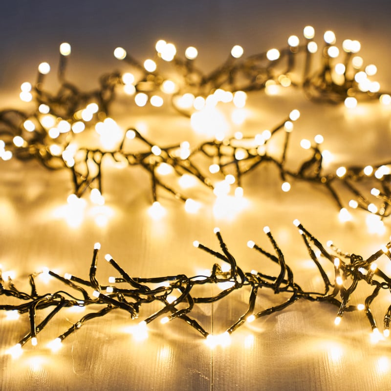 Clusterverlichting - warm wit - 384 LED
