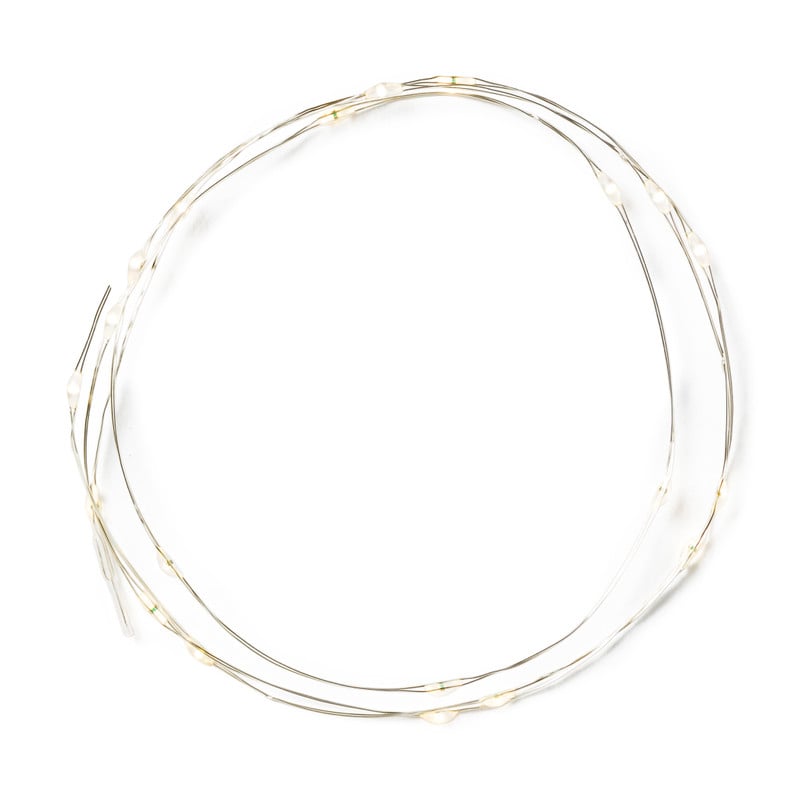 Draadverlichting -  warm wit licht - 20 led lampjes - 95 cm