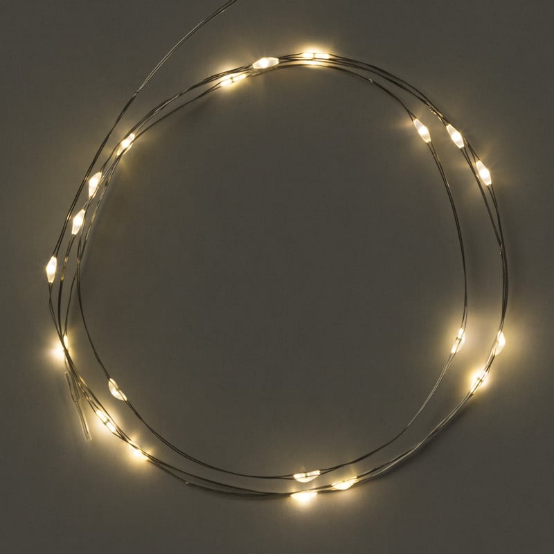 Draadverlichting -  warm wit licht - 20 led lampjes - 95 cm