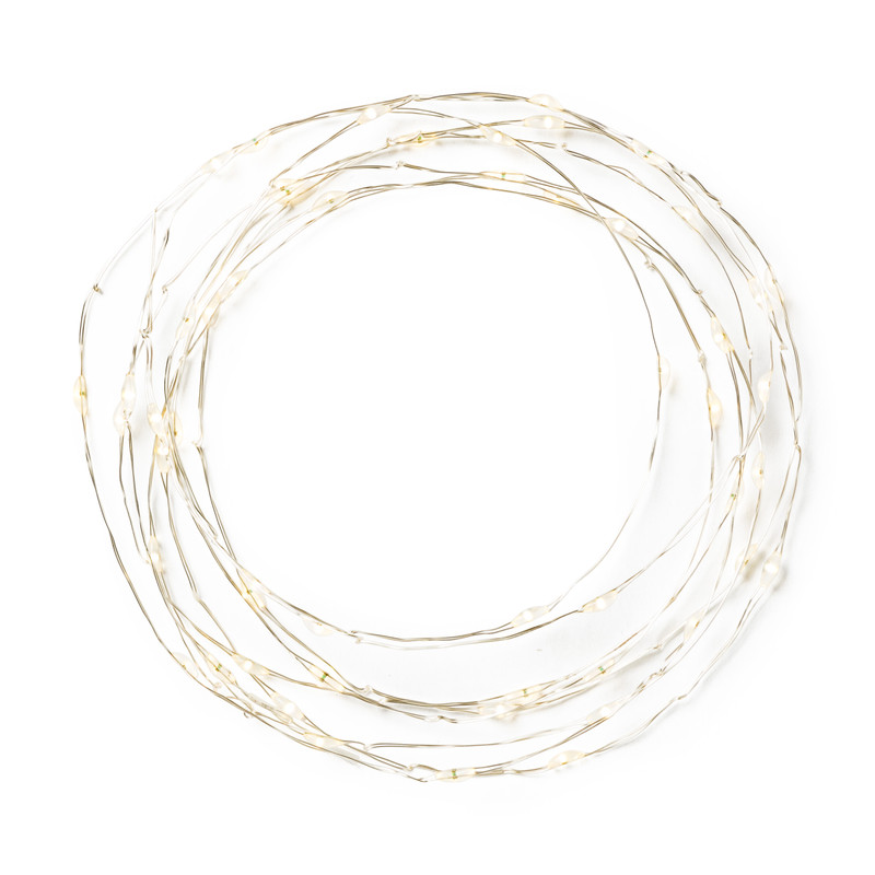 Draadverlichting - warm wit licht - 100 led lampjes - 5 meter