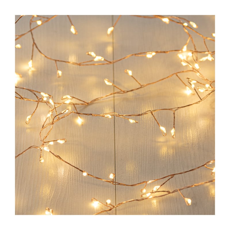 Kerstverlichting ivy - warmgoud - 1.98 meter
