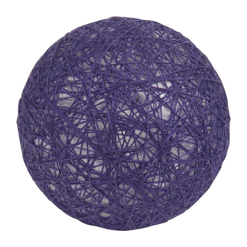 Cotton balls purple