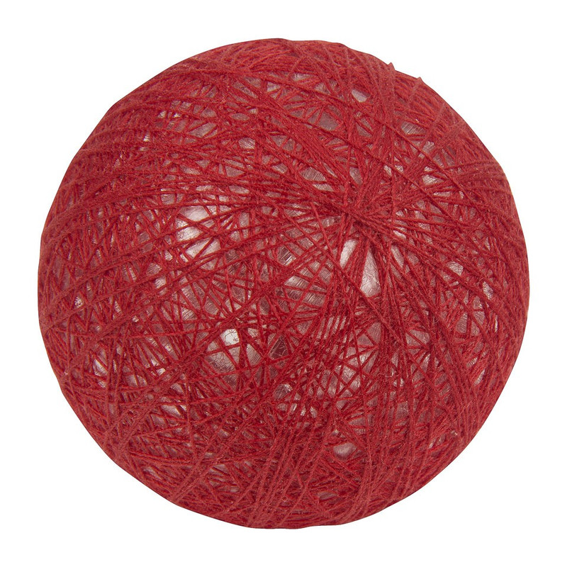 Cotton balls red