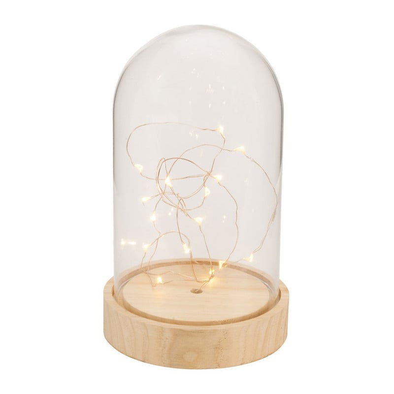 Verlichting in stolp - 23x13.5 cm