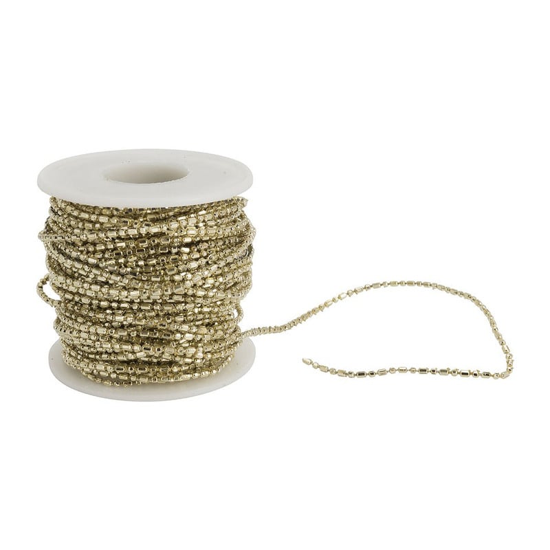 Kerstlint - goud/zilver - 2 meter