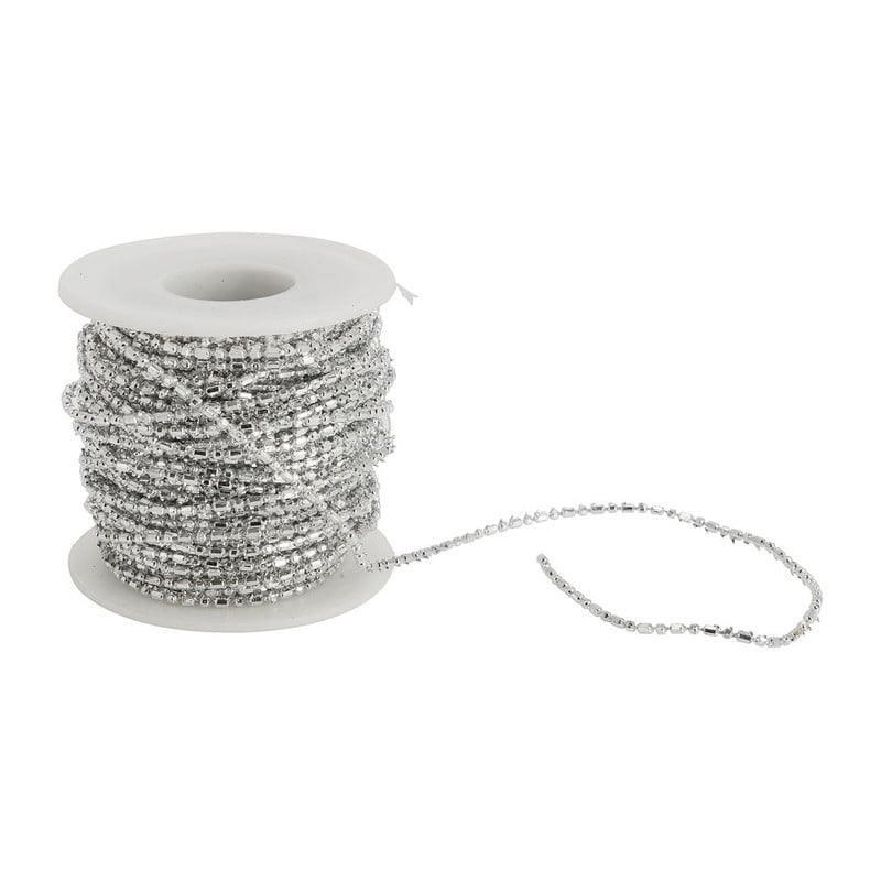 Kerstlint - goud/zilver - 2 meter