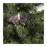 Vlinder op clip - paars - 14 cm