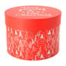 Cadeaudoos Kerst - rond - 21x15 cm 