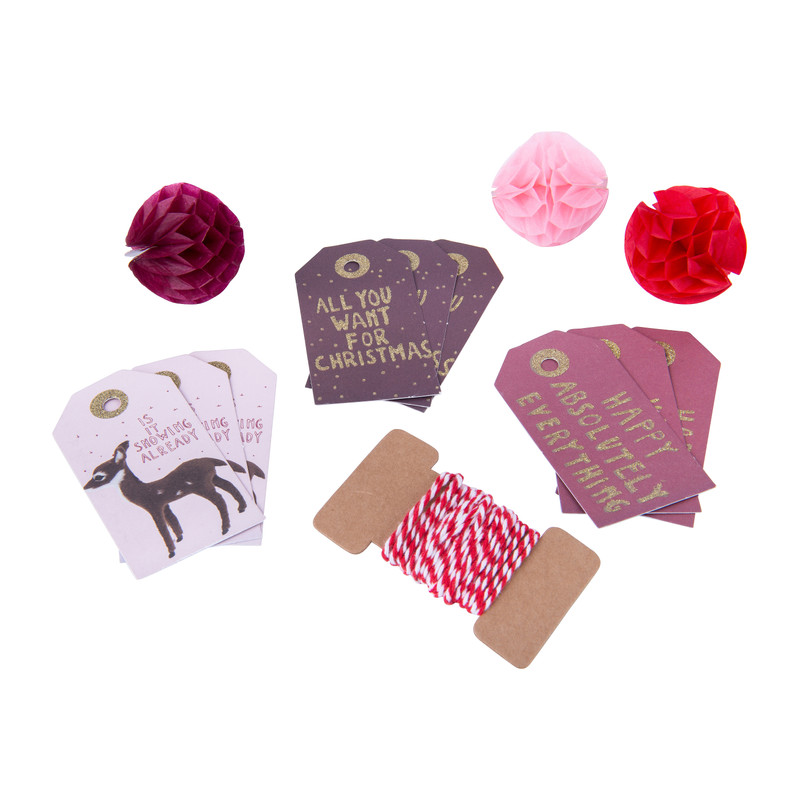 Cadeau inpakset rood