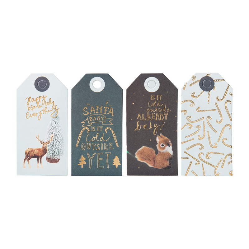 Cadeaulabels - 5x10 cm - 8 stuks