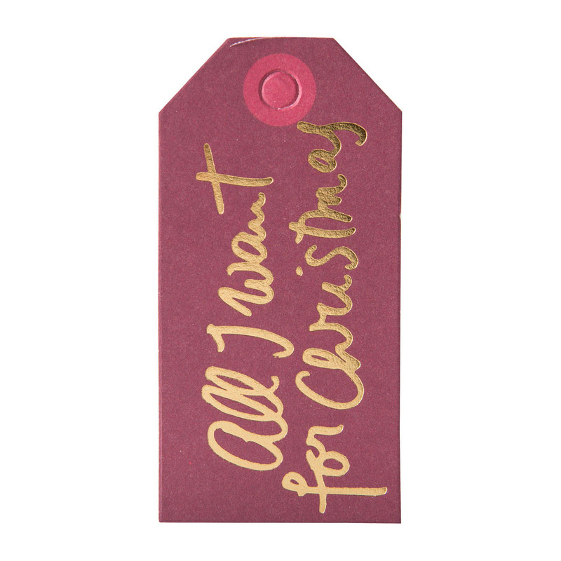Cadeaulabels - 5 x 10 cm - 8 stuks