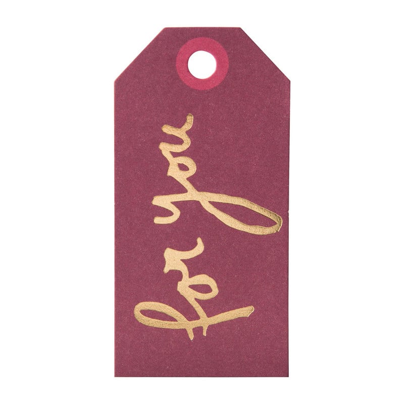 Cadeaulabels - 5 x 10 cm - 8 stuks