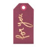 Cadeaulabels - 5 x 10 cm - 8 stuks