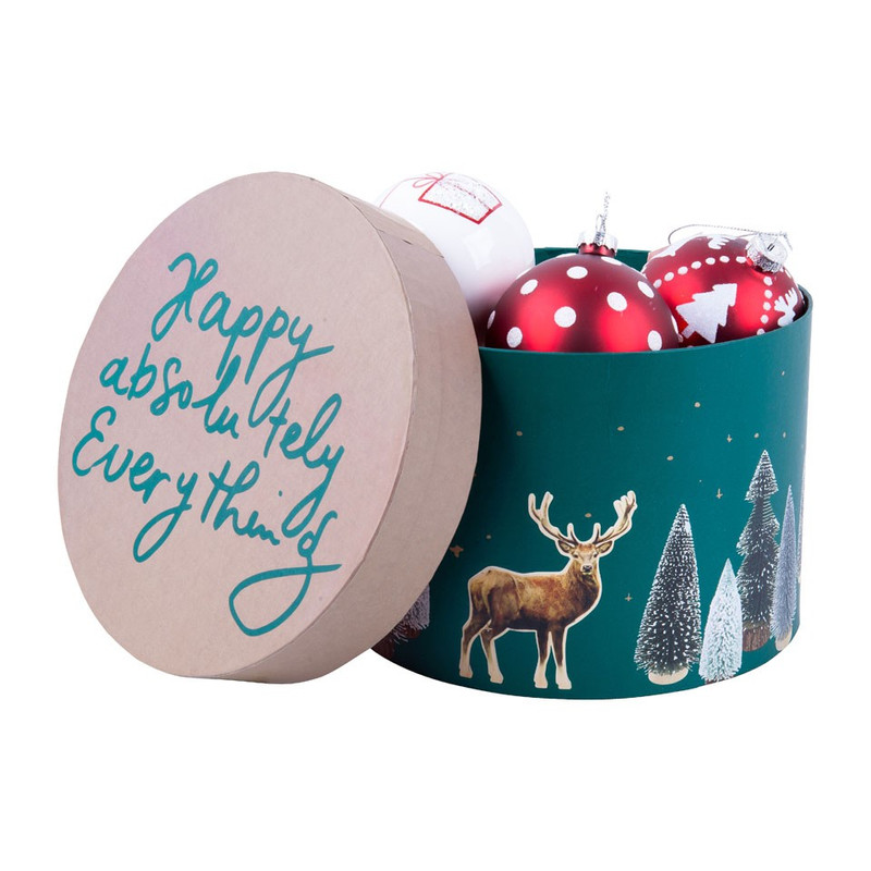 Cadeaudoos medium - groen - 20,5 cm