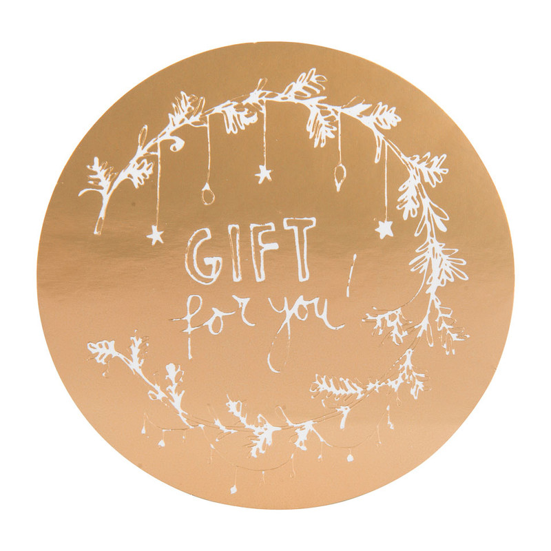 Cadeaustickers - 12 stuks
