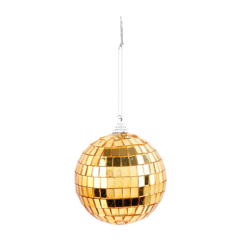 Kerstbal discobal - Goud - ø7 cm