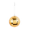 Kerstbal discobal - Goud - ø7 cm