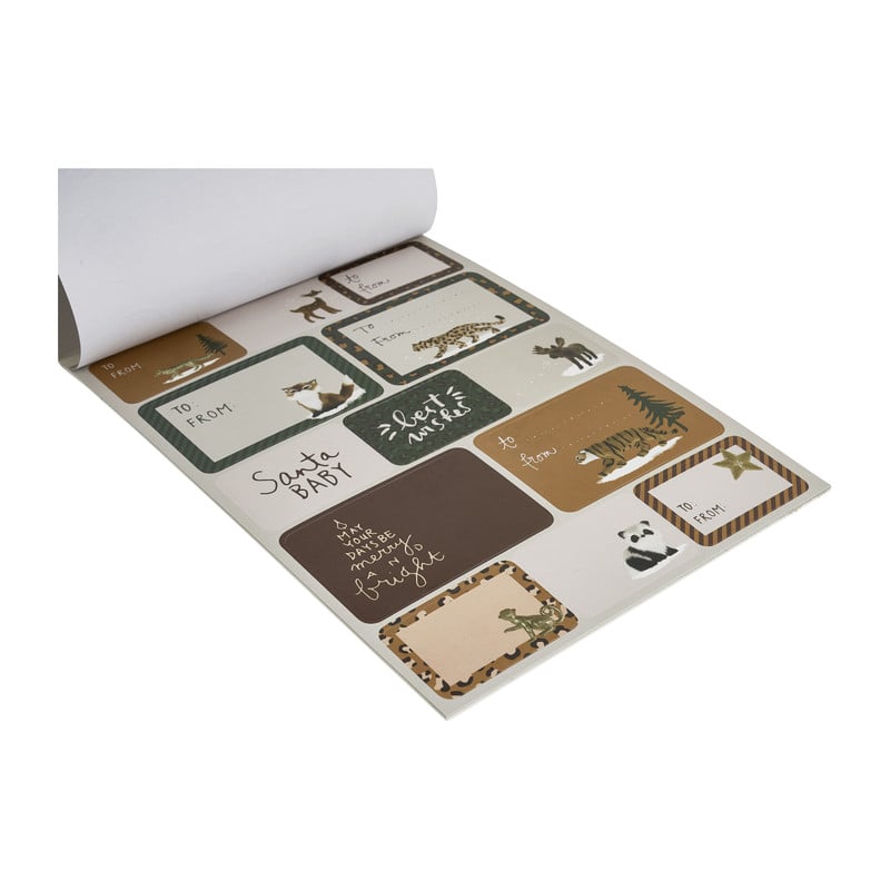 Cadeau stickers en labels kerst 