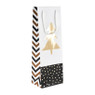 Cadeautas fles - kerstboom - 8.5x35 cm 