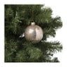 Kerstbal zon - roze - 8 cm
