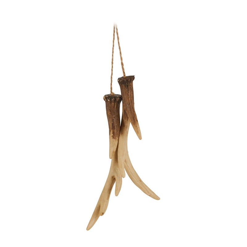 Hanger gewei - 2 stuks - 15 cm