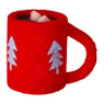 Kersthanger mok - rood - 7 cm