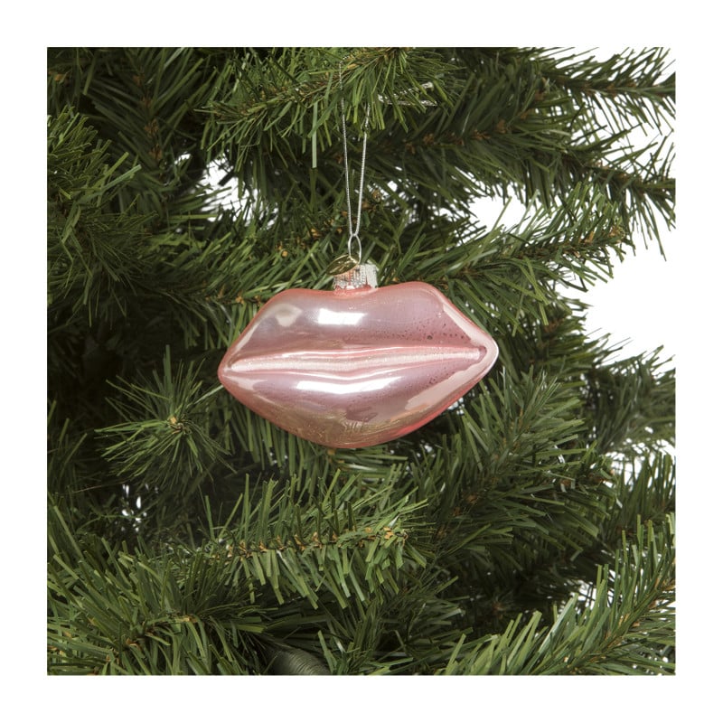 Kersthanger lippen - diverse kleuren