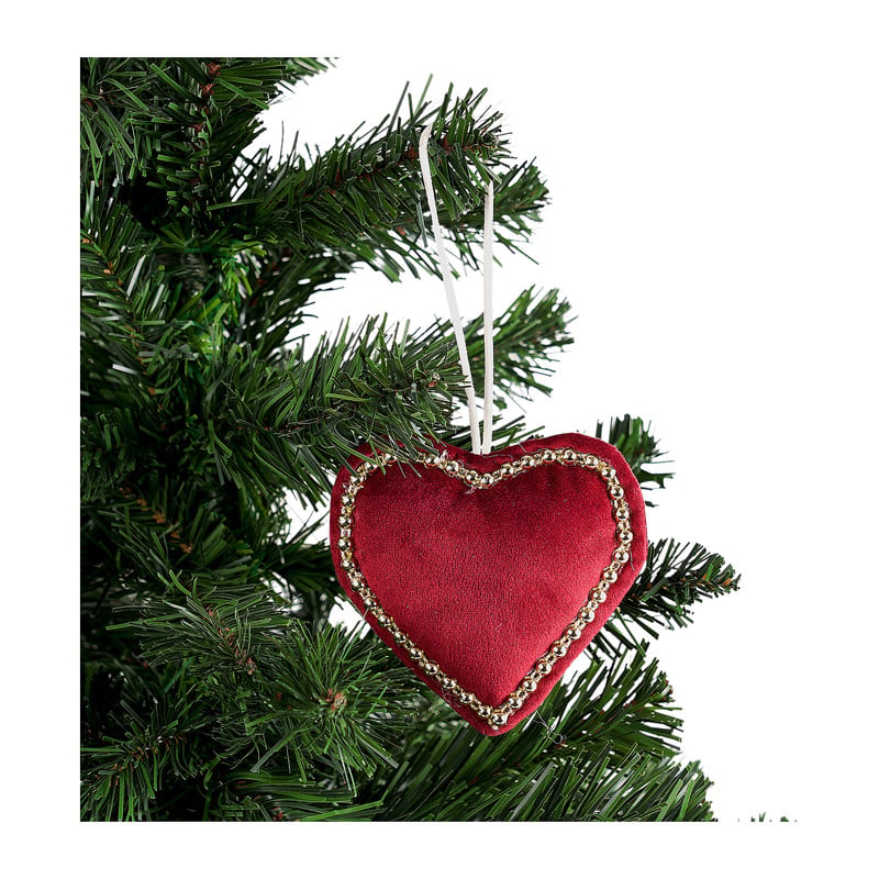 Hanger hart of ster - rood
