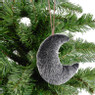 Hanger maan - zwart - 15 cm