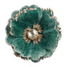 Bloem op clip - diverse kleuren - 14 cm