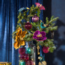 Bloem op clip - diverse kleuren - 14 cm