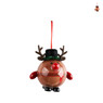 Kerstbal rendier met LED - diverse varianten - Ø11,3 cm
