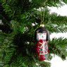 Kersthanger geisha - donker rood - 10 cm