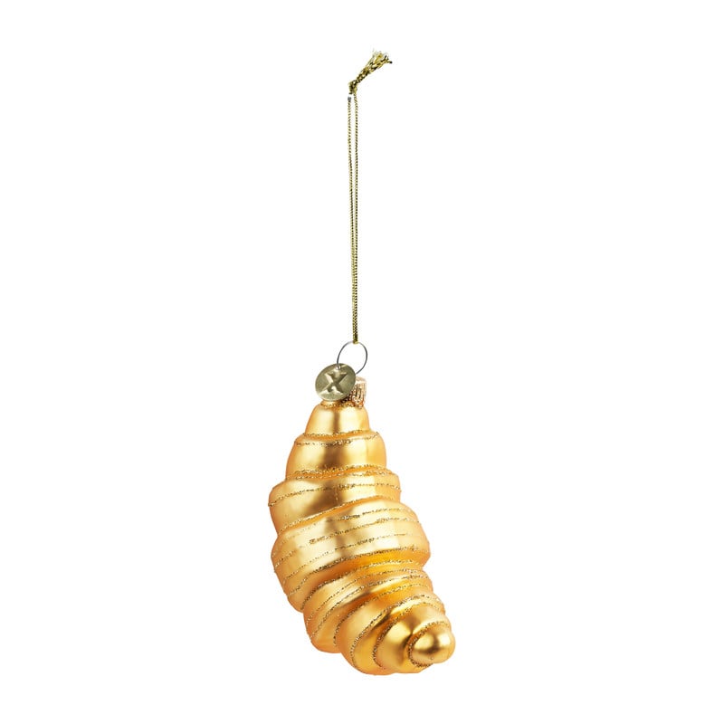 Kersthanger croissant - 9 cm