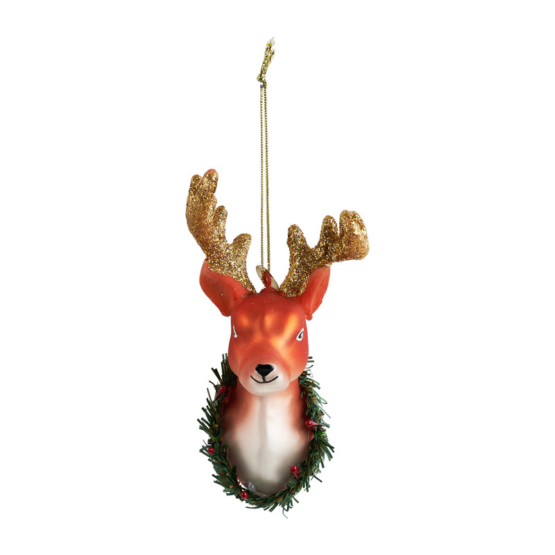 Kersthanger rendier - 12 cm