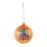 Kerstbal goud - 8 cm - glas