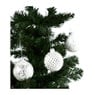 Kerstballen - wit - 3 stuks
