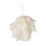 Hanger veren - wit - ø6 cm